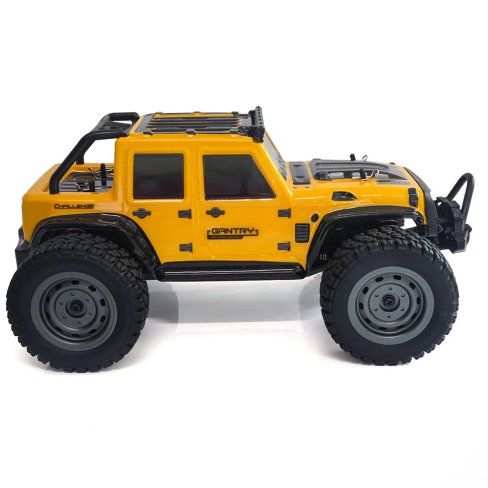 1:16 38KM/H RTR Version RC Car – 4WD High-Speed Off-Road Rock Crawler with LED Lights and 2.4G Remote Control