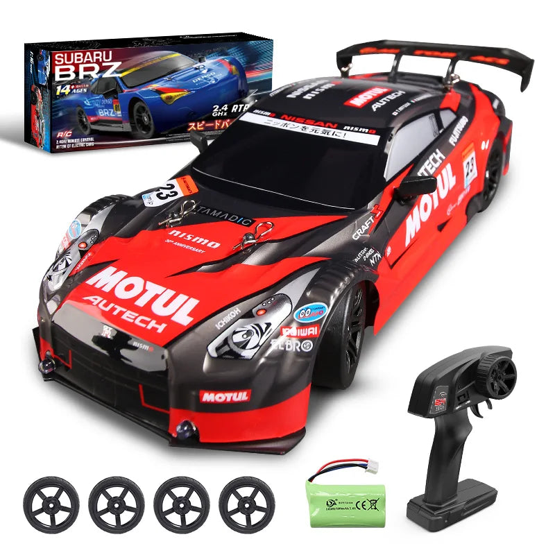 GTR Model 1:16 RC Drift Car – 2.4G 4WD Electric High-Speed Remote Control Vehicle for Children