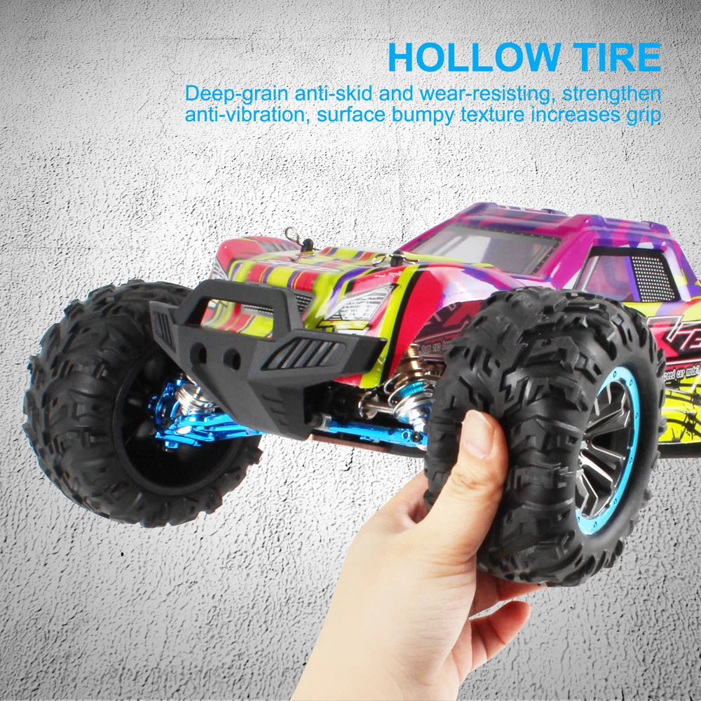 80KM/H XLF F22A RC Car – 1:10 4WD Brushless Motor Monster Truck with 2.4G Remote Control and All-Metal Undercarriage