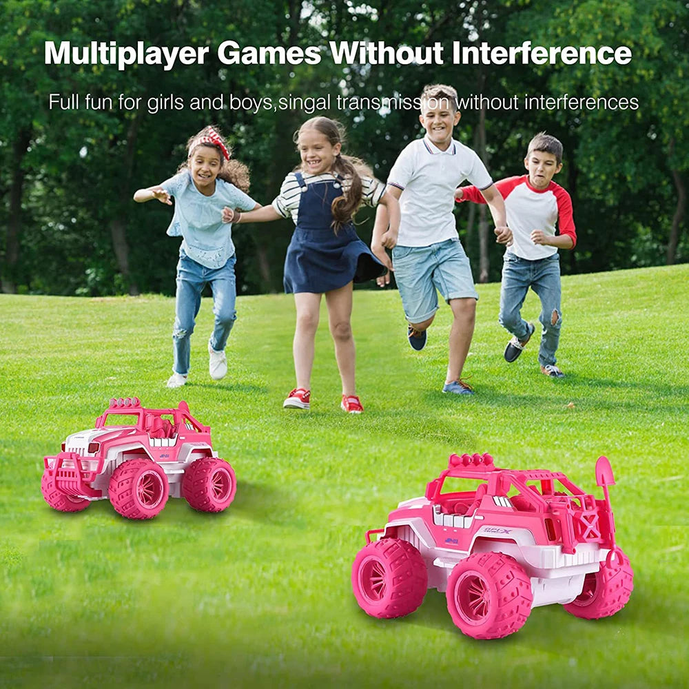 1:12 RC Car – 15KM/H with LED Lights and 2.4G Radio Remote Control, Perfect Toy for Children and Kids Gifts