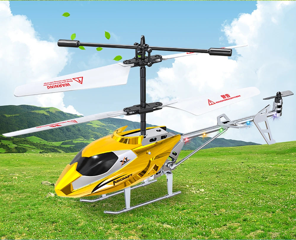 XK912 RC Helicopter – 2.5CH Infrared Remote Control with Light, Alloy Aircraft Toy for Children