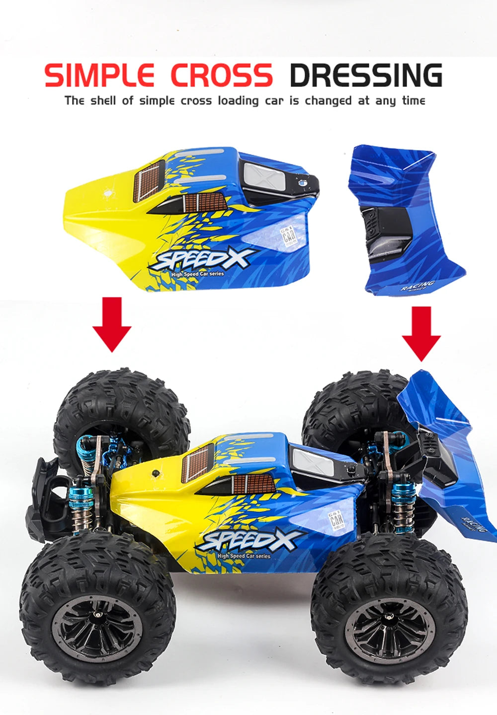 70KM/H XLF F17/F16 RC Car – 4WD Brushless Electric High-Speed Off-Road Drift Racing Car vs WLtoys 144001