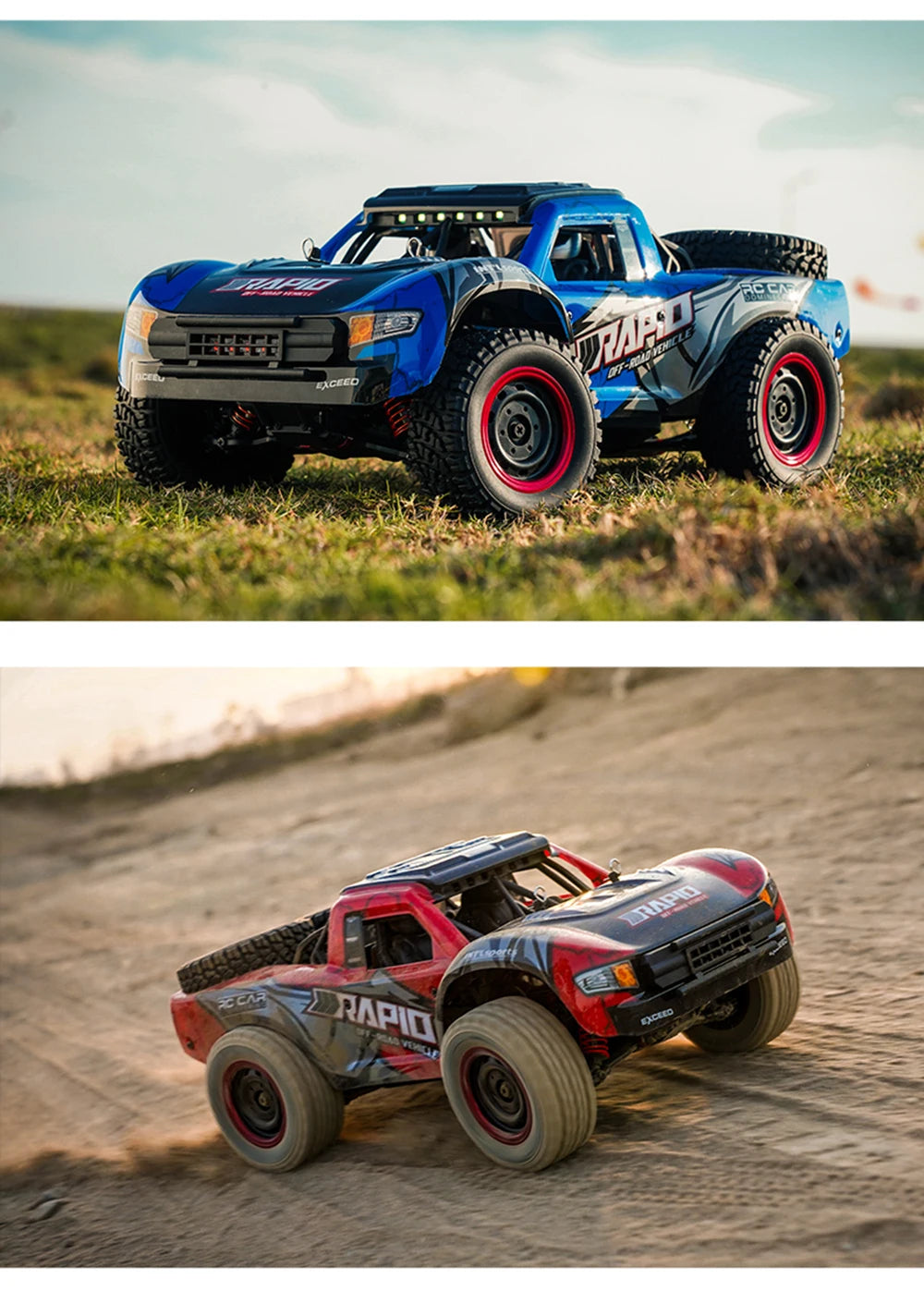 Q130 1:14 RC Car – 70KM/H 4WD High-Speed Drift Monster Truck with Light and Brushless Motor, Remote Control Car for Adults and Kids