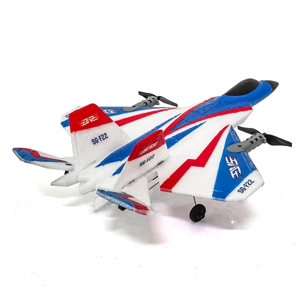 F22 RC Glider – 2.4G Radio Control 3D Stunt Plane, EPP Foam Airplane for Boys and Children