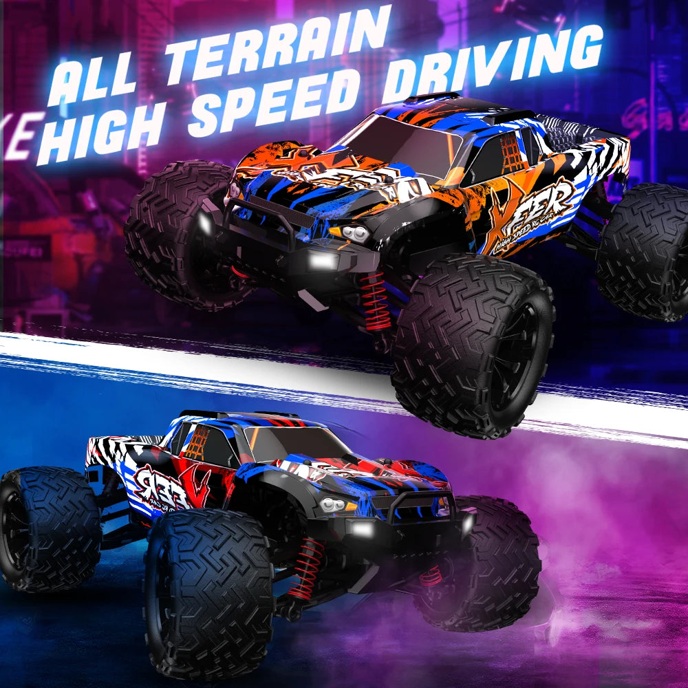 1:16 Scale 4WD 40KM/H RC Buggy – Off-Road Drift Truck with LED Lights for Kids