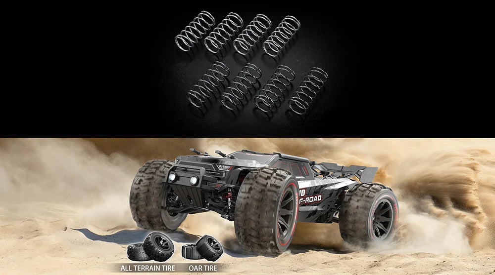 MJX 14210/14209 1:14 RC Car – 80KM/H Brushless 4WD High-Speed Off-Road Drift Monster Truck vs. WLtoys 144010