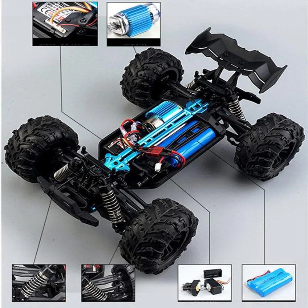 2024 New 1:16 Scale RC Cars – 50KM/H High-Speed Off-Road Monster Truck, 2.4G 4WD Remote Control Car Toys for Boys