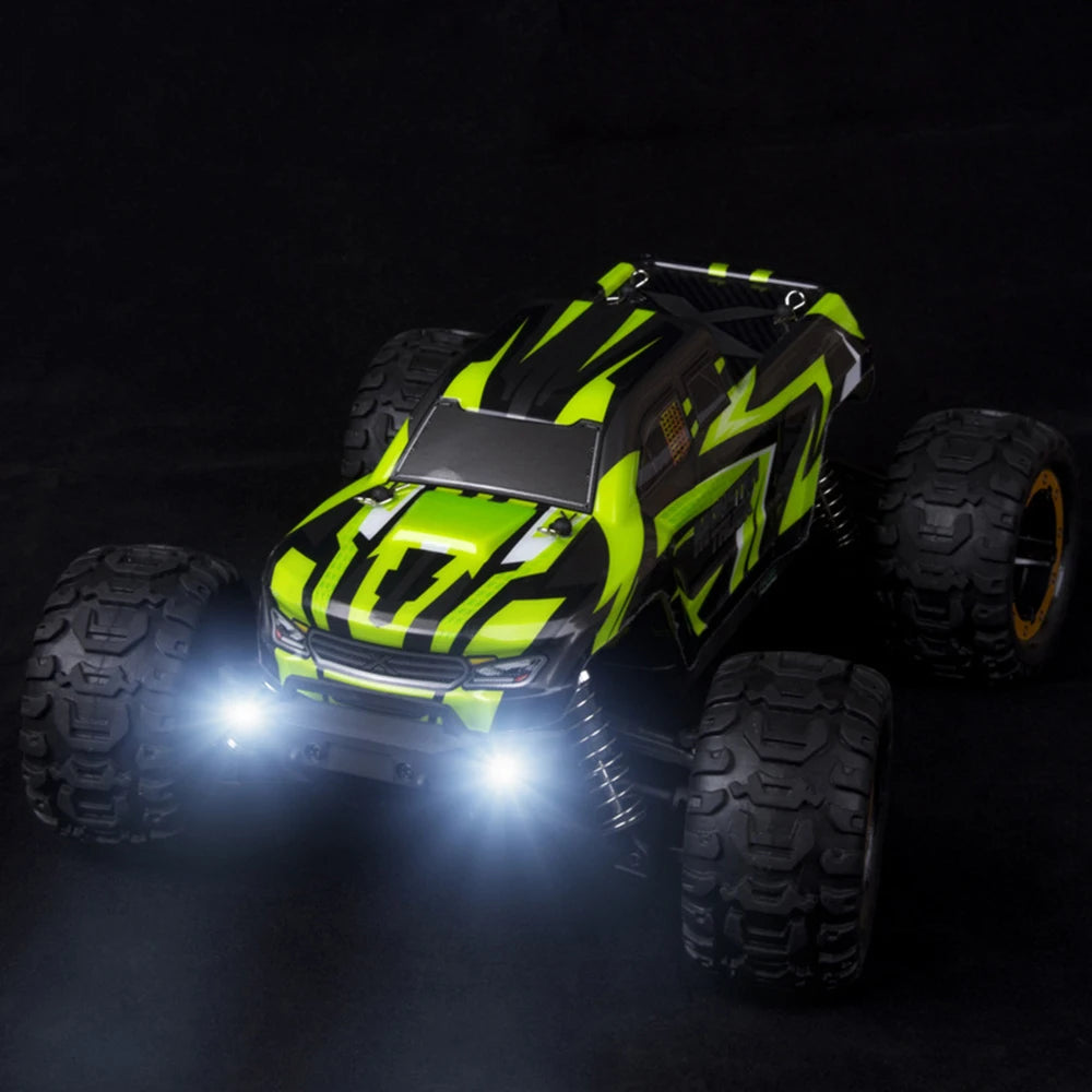 4WD 1:16 RC Car – Off-Road Buggy with LED Lights and 2.4G Remote for Boys and Children