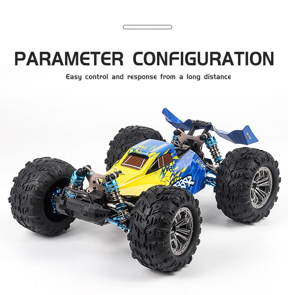 70KM/H XLF F17/F16 RC Car – 4WD Brushless Electric High-Speed Off-Road Drift Racing Car vs WLtoys 144001