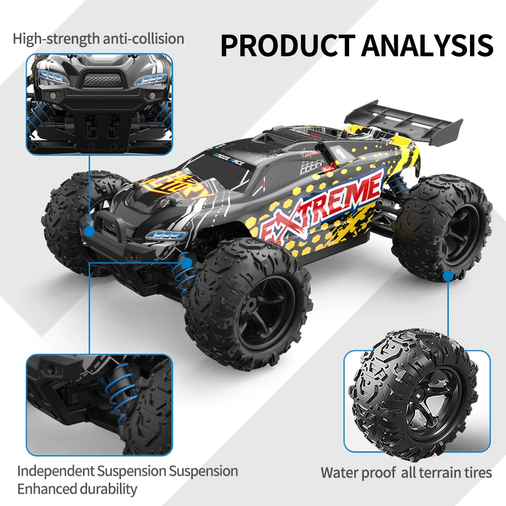 1:18 High-Speed RC Car – 40KM/H 4WD Off-Road Drift Monster Truck with 2.4G Radio Remote Control, Drift Car Toys for Boys