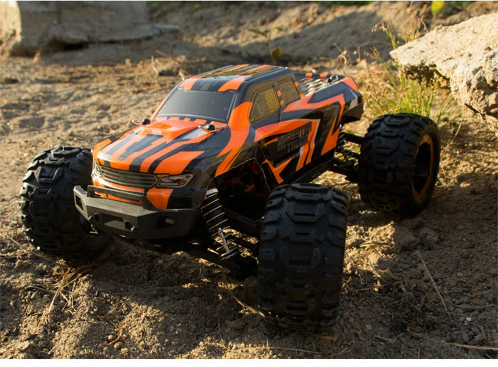 4WD 1:16 RC Car – Off-Road Buggy with LED Lights and 2.4G Remote for Boys and Children