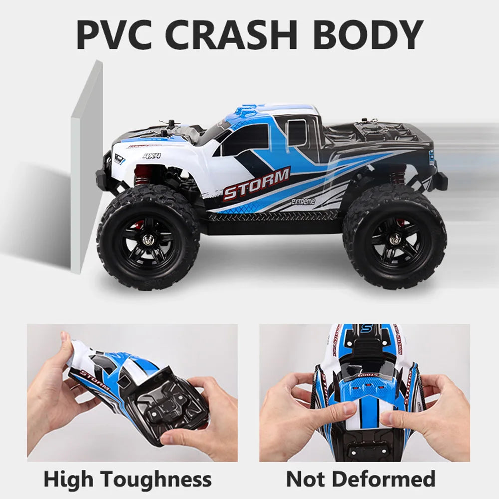 1:18 4WD Remote Control Car – 2.4GHz High-Speed Racing All-Terrain Off-Road Truck, Perfect Toy for Children’s Gifts