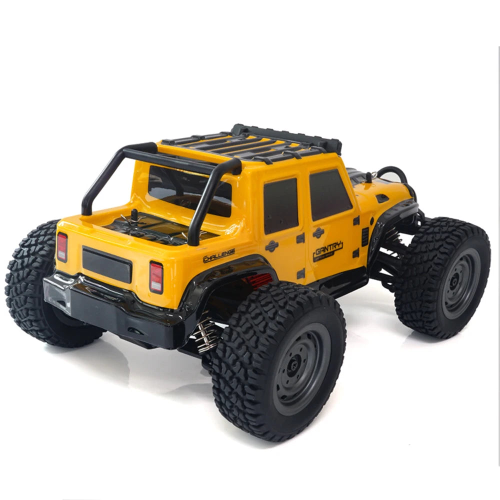 1:16 38KM/H RTR Version RC Car – 4WD High-Speed Off-Road Rock Crawler with LED Lights and 2.4G Remote Control