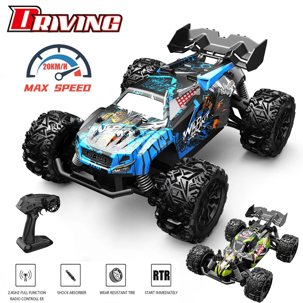 Off-Road 1:20 RC Car – 2.4G High-Speed Drift Monster Truck with Remote Control, RTR Toy for Children