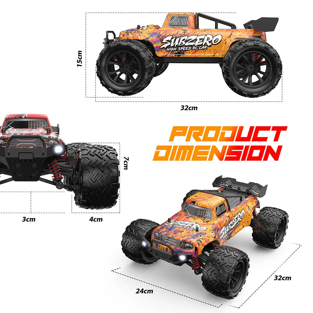 1:16 4WD RC Car – 40KM/H High-Speed Drift Off-Road Car with 2.4G Radio Control – Perfect Toy for Kids