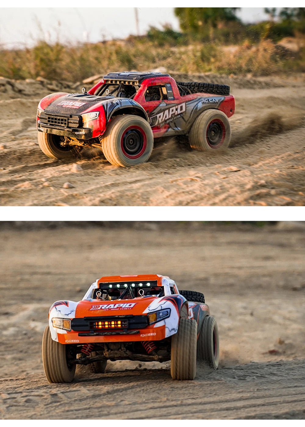 Q130 1:14 RC Car – 70KM/H 4WD High-Speed Drift Monster Truck with Light and Brushless Motor, Remote Control Car for Adults and Kids