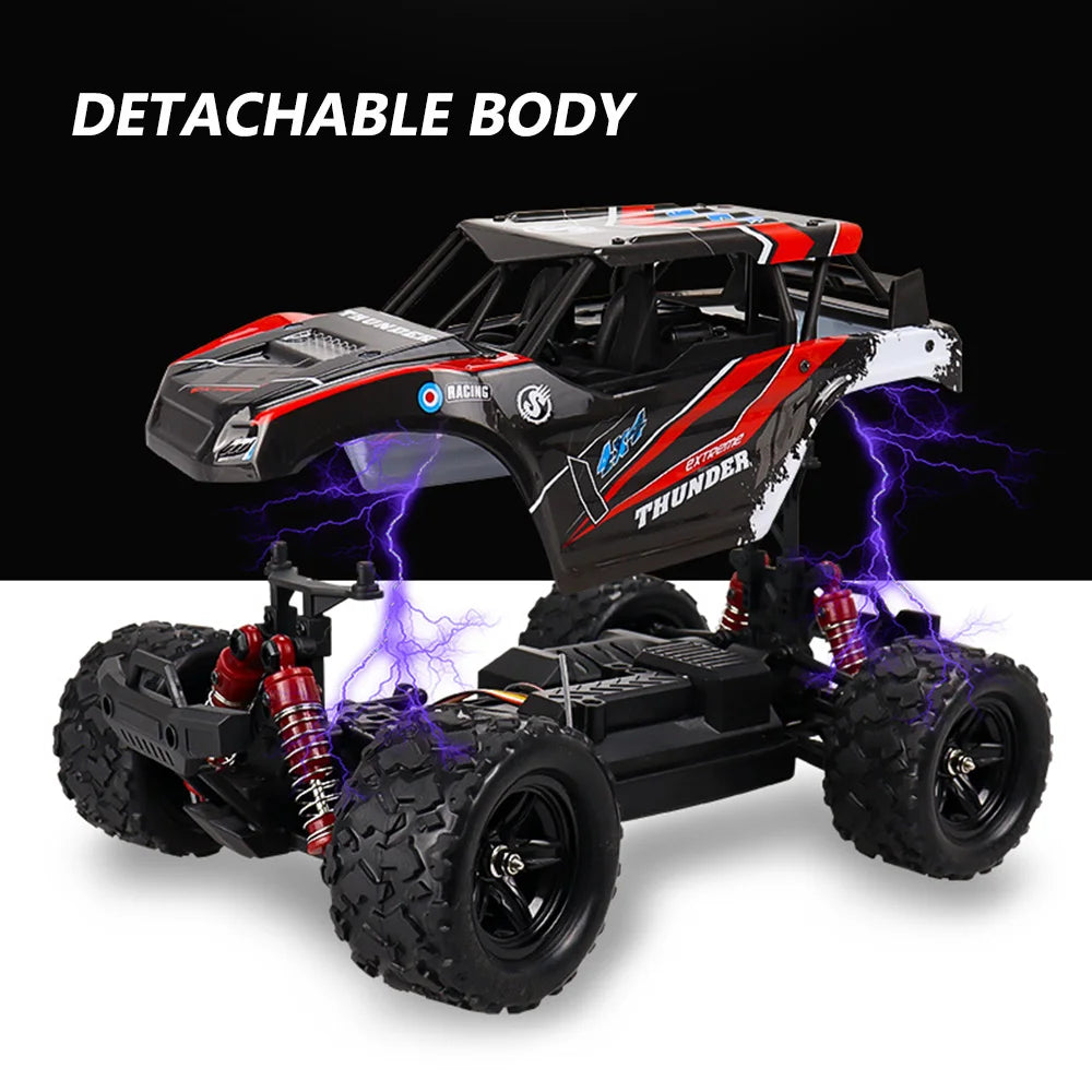 1:18 4WD Remote Control Car – 2.4GHz High-Speed Racing All-Terrain Off-Road Truck, Perfect Toy for Children’s Gifts