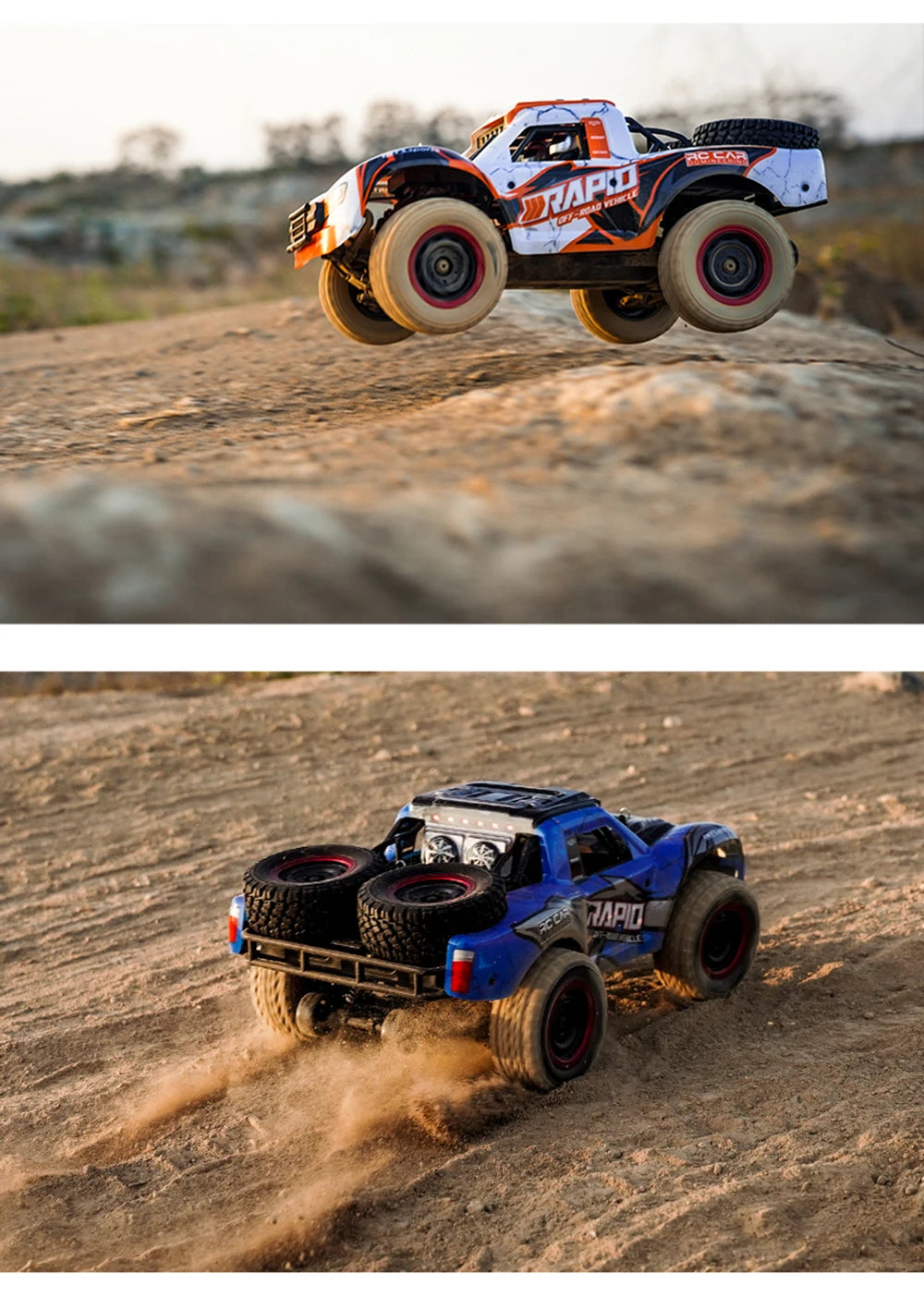 Q130 1:14 RC Car – 70KM/H 4WD High-Speed Drift Monster Truck with Light and Brushless Motor, Remote Control Car for Adults and Kids