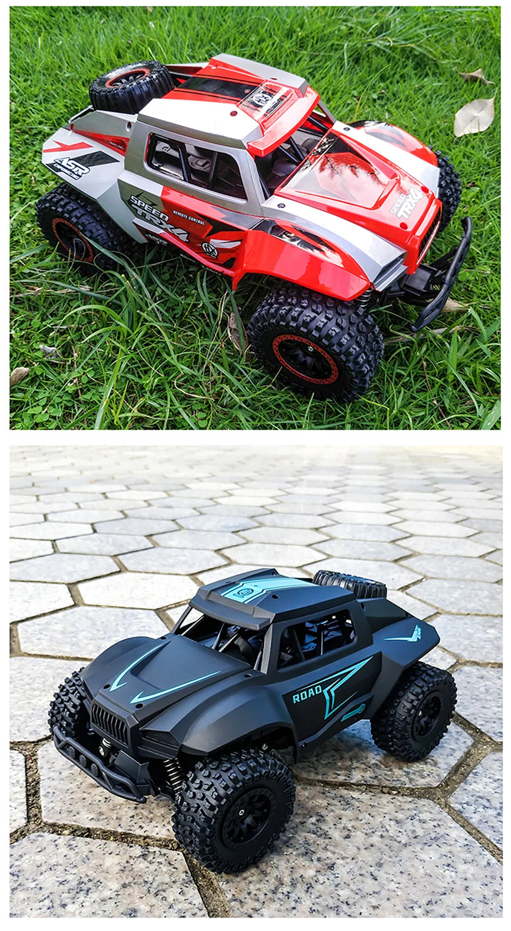 1:12 Scale RC Car – 2WD High-Speed All-Terrain Electric Toy with Rechargeable Battery for Kids and Adults