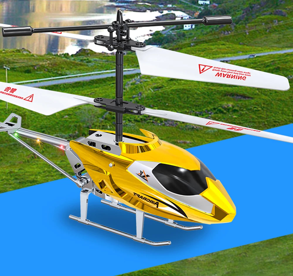 XK912 RC Helicopter – 2.5CH Infrared Remote Control with Light, Alloy Aircraft Toy for Children