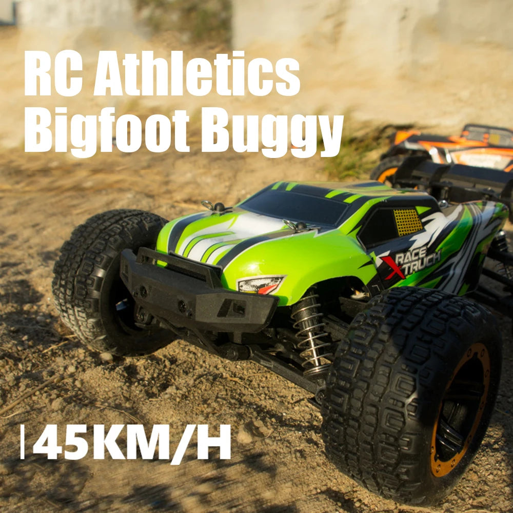 4WD 1:16 RC Car – Off-Road Buggy with LED Lights and 2.4G Remote for Boys and Children