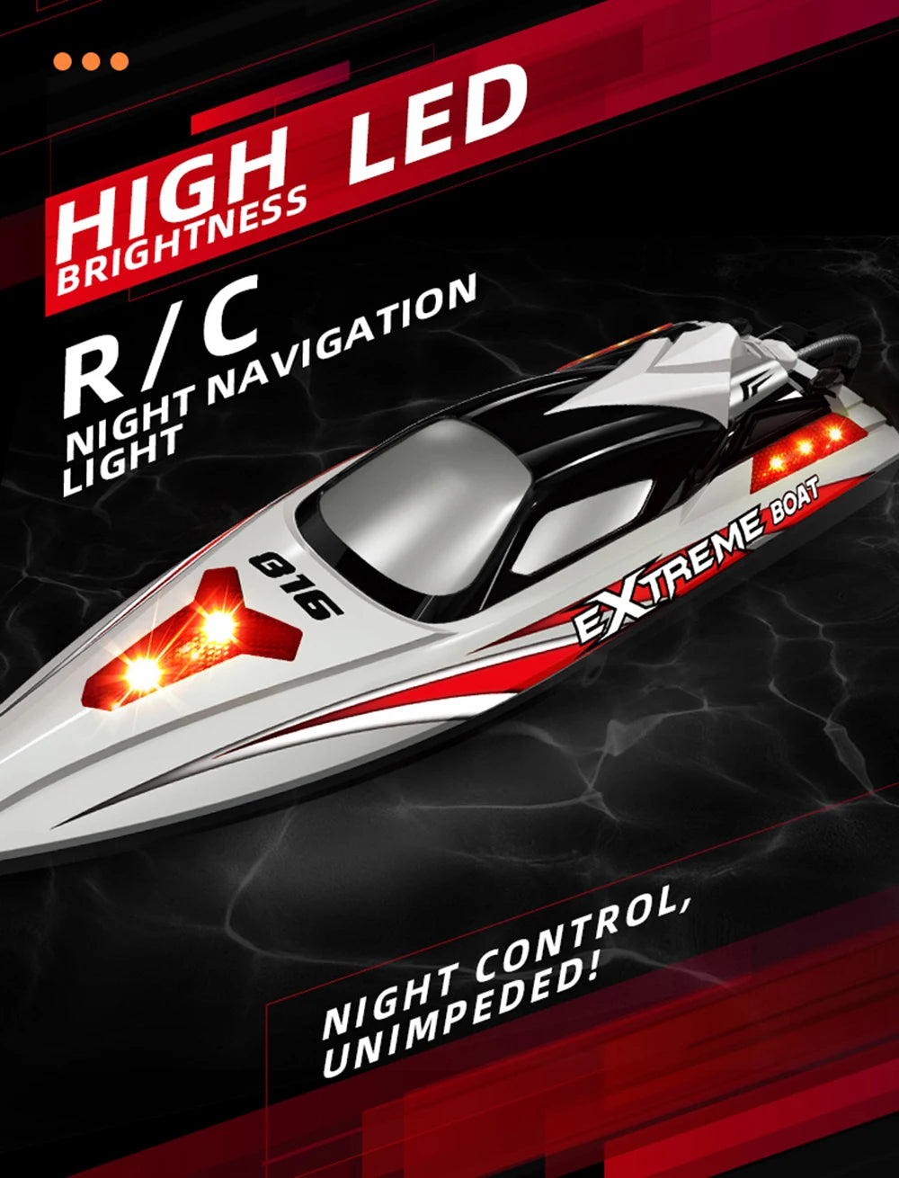 HJ816 High-Speed RC Boat – 2.4GHz Brushless Motor, 55KM/H Racing Model, Remote Control Speedboat vs WLtoys WL916