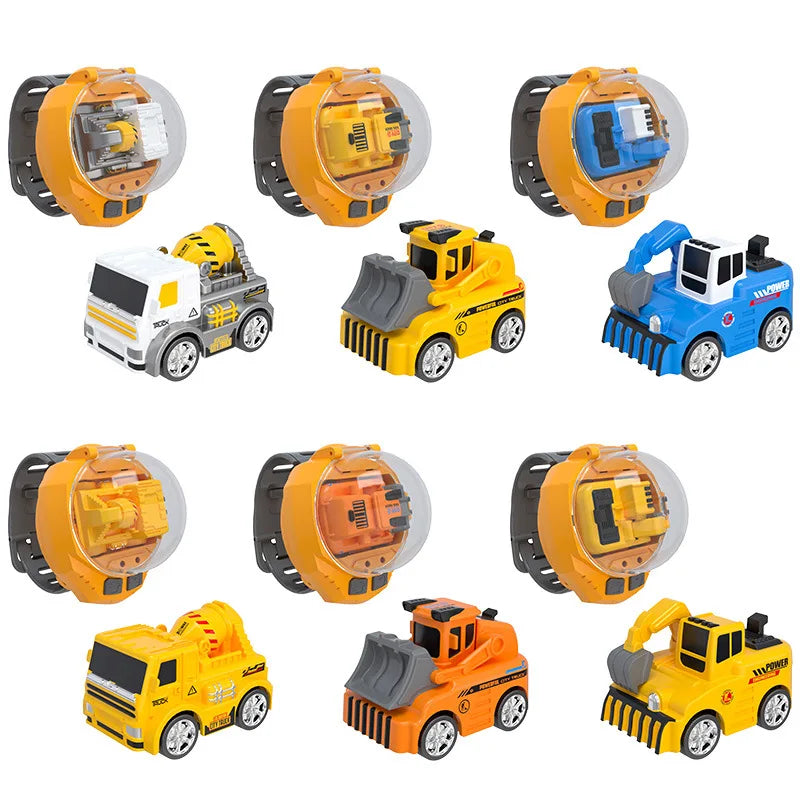 2.4G Mini Watch Control RC Car – Excavator, Bulldozer, Mixer for Boys – Perfect Birthday and Christmas Gift