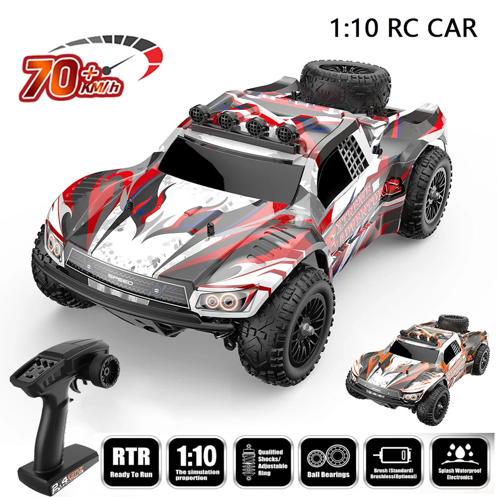 ENOZE 201E 1:10 RC Car – 70KM/H 4WD Brushless Off-Road High-Speed Drift Monster Truck with 2.4G Remote Control