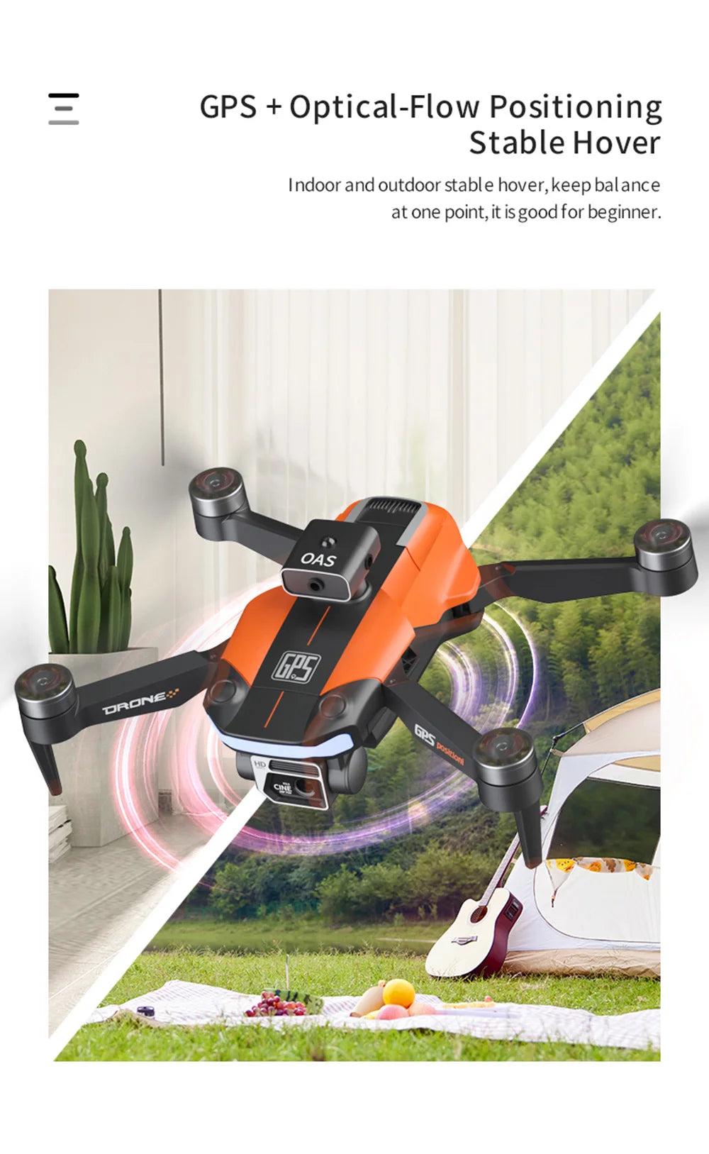 JRC X26 720P Dual Camera Drone – GPS, 5G WIFI, Visual Obstacle Avoidance, Brushless Motor, Professional FPV Quadcopter