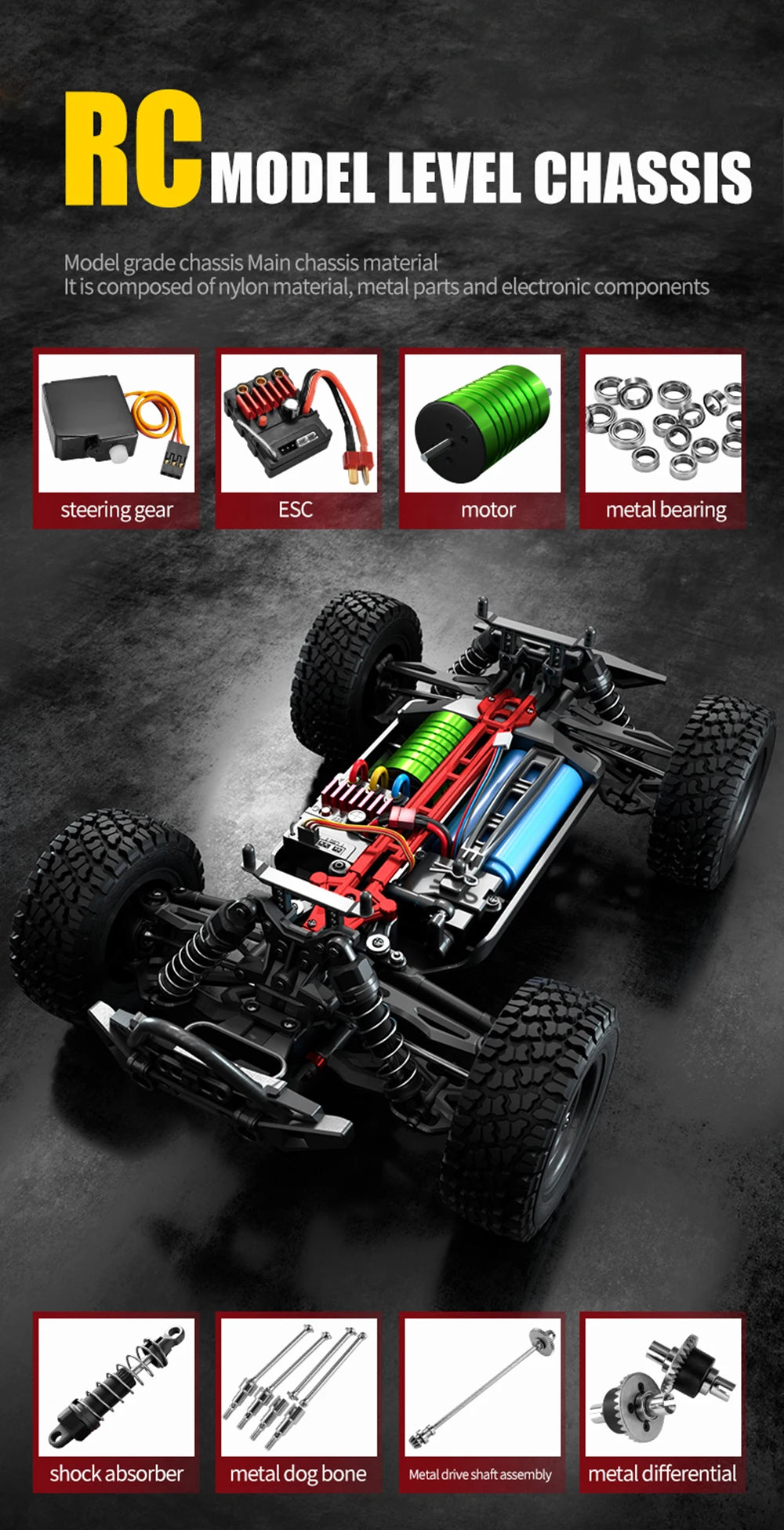 16201PRO 4WD Brushless 70KM/H RC Drift Car – High-Speed Off-Road Racing Beast vs. WLtoys 144010