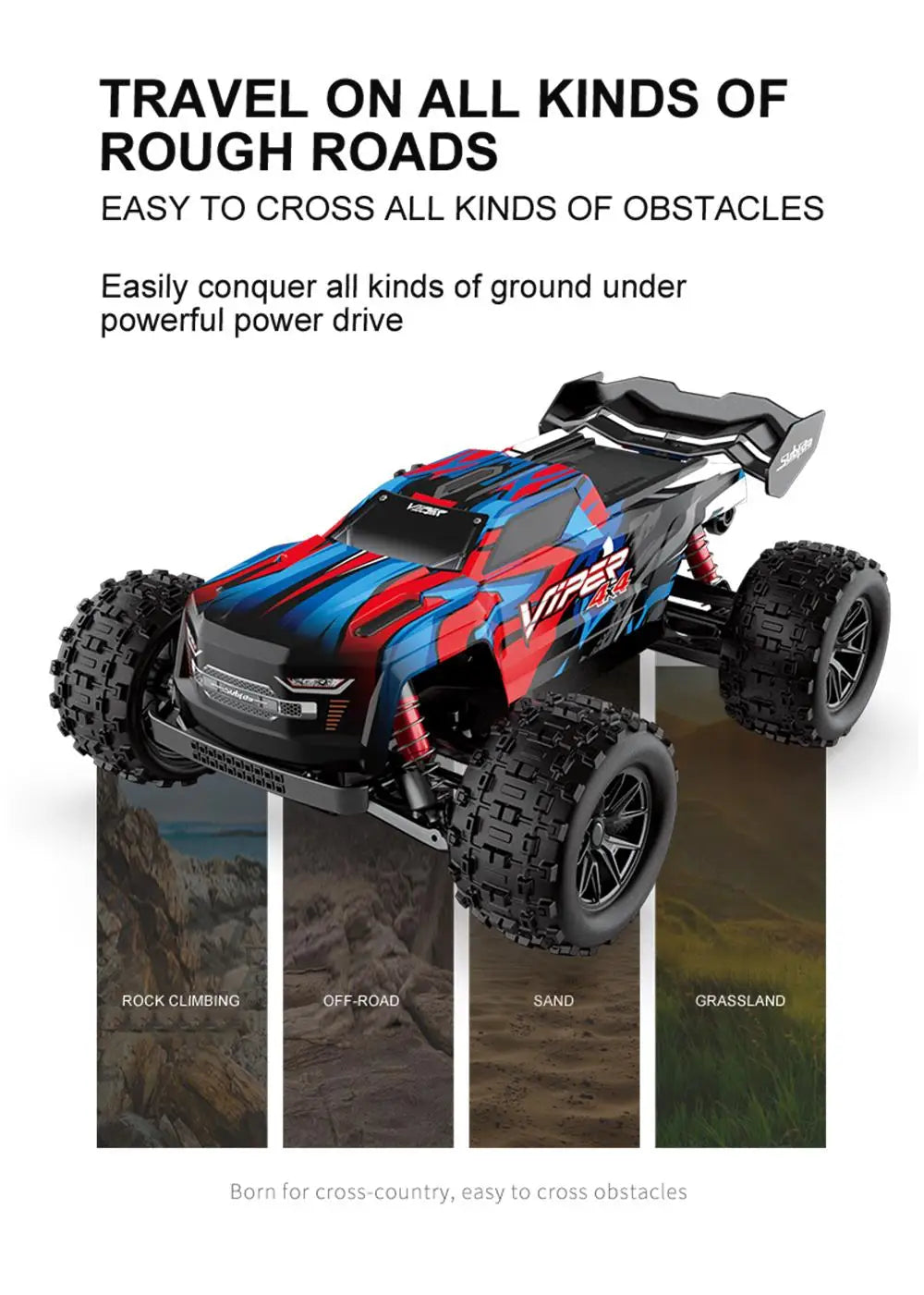 High-Speed S909/S910 1:16 RC Car – 50KM/H 4WD Off-Road Drift Monster Truck vs. WLtoys 144001