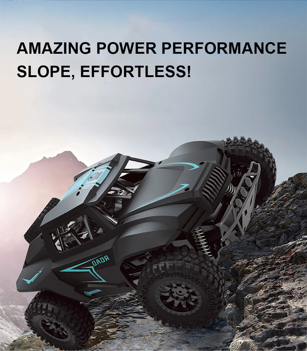 1:12 Scale RC Car – 2WD High-Speed All-Terrain Electric Toy with Rechargeable Battery for Kids and Adults