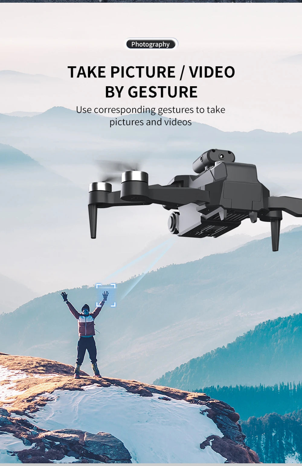 JJRC H115 Drone – 4K Professional HD Camera, Brushless Motor, Obstacle Avoidance, Optical Flow Positioning for Aerial Photography