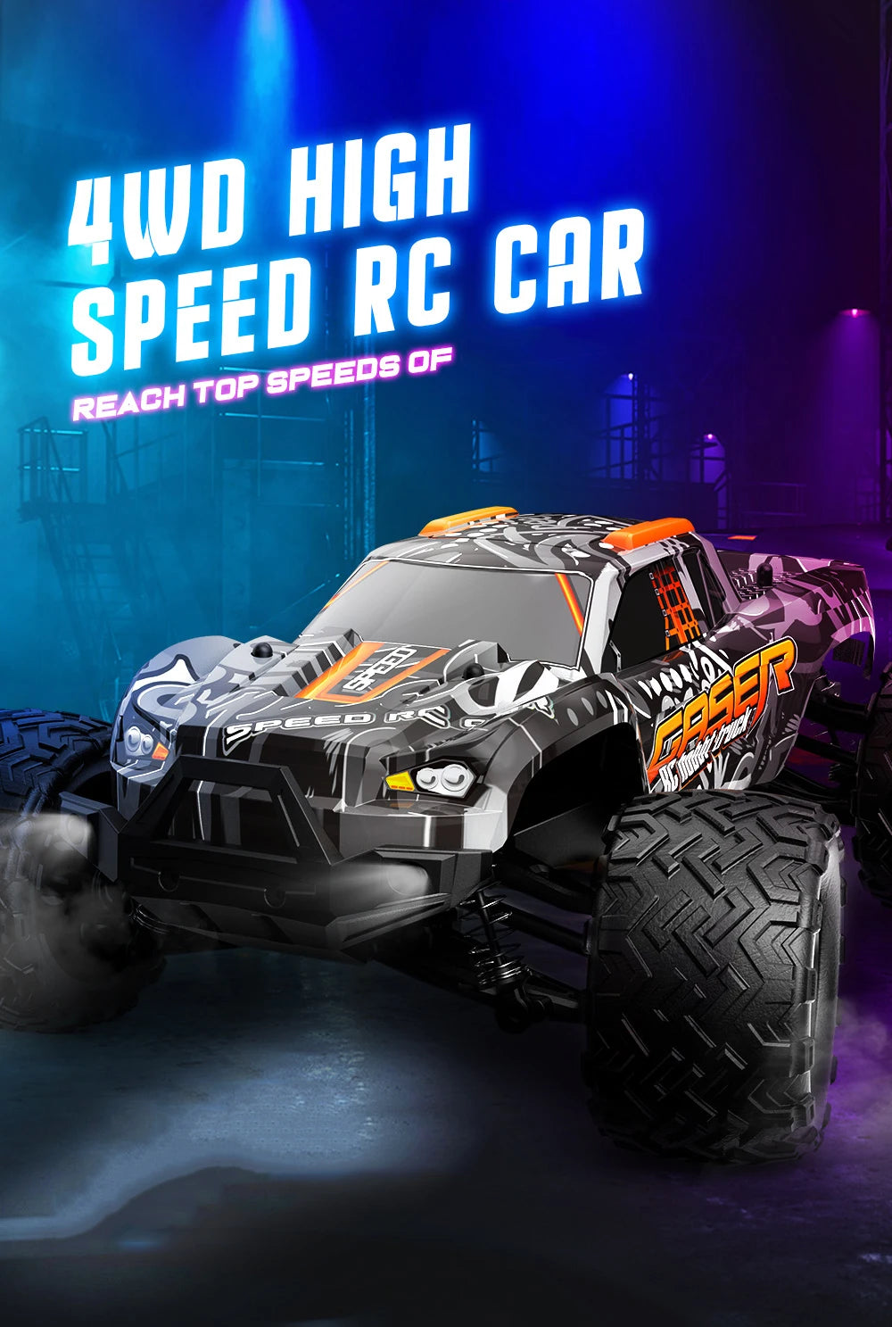 EONZE 001E/002E 1:14 Brushless RC Car – 70KM/H 4WD High-Speed Off-Road Monster Truck with 2.4G Remote Control vs WLtoys 144001