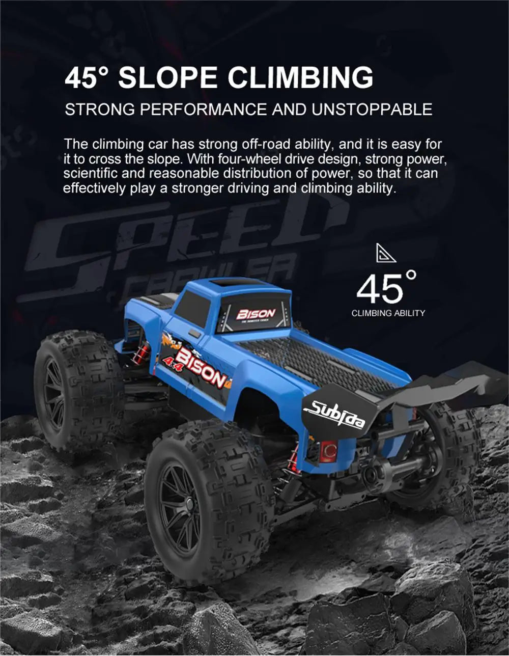 High-Speed S909/S910 1:16 RC Car – 50KM/H 4WD Off-Road Drift Monster Truck vs. WLtoys 144001