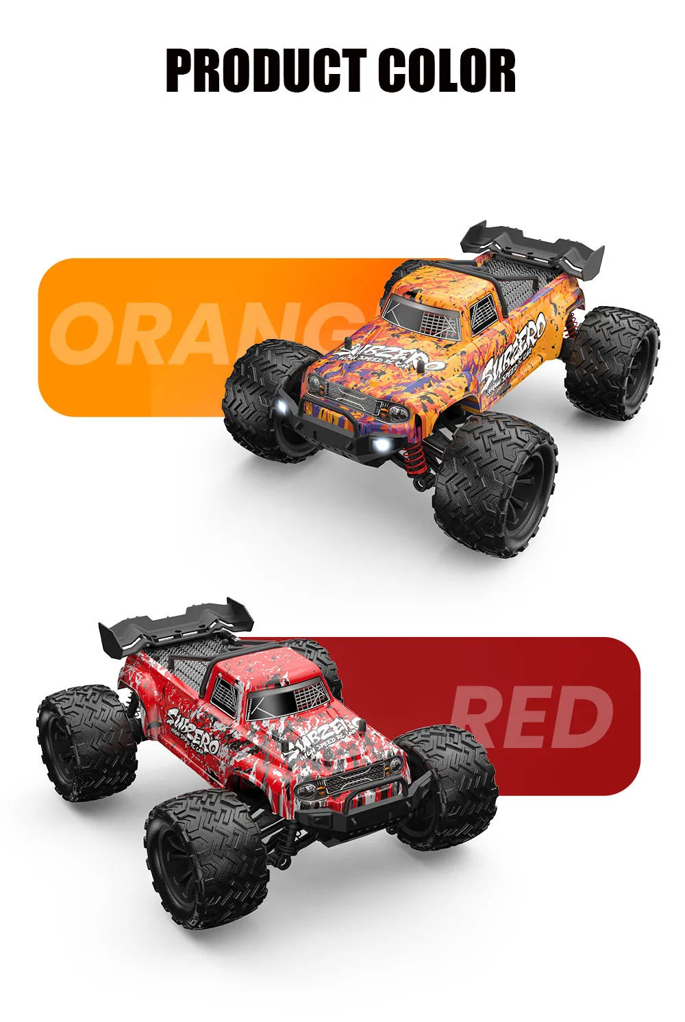 1:16 4WD RC Car – 40KM/H High-Speed Drift Off-Road Car with 2.4G Radio Control – Perfect Toy for Kids