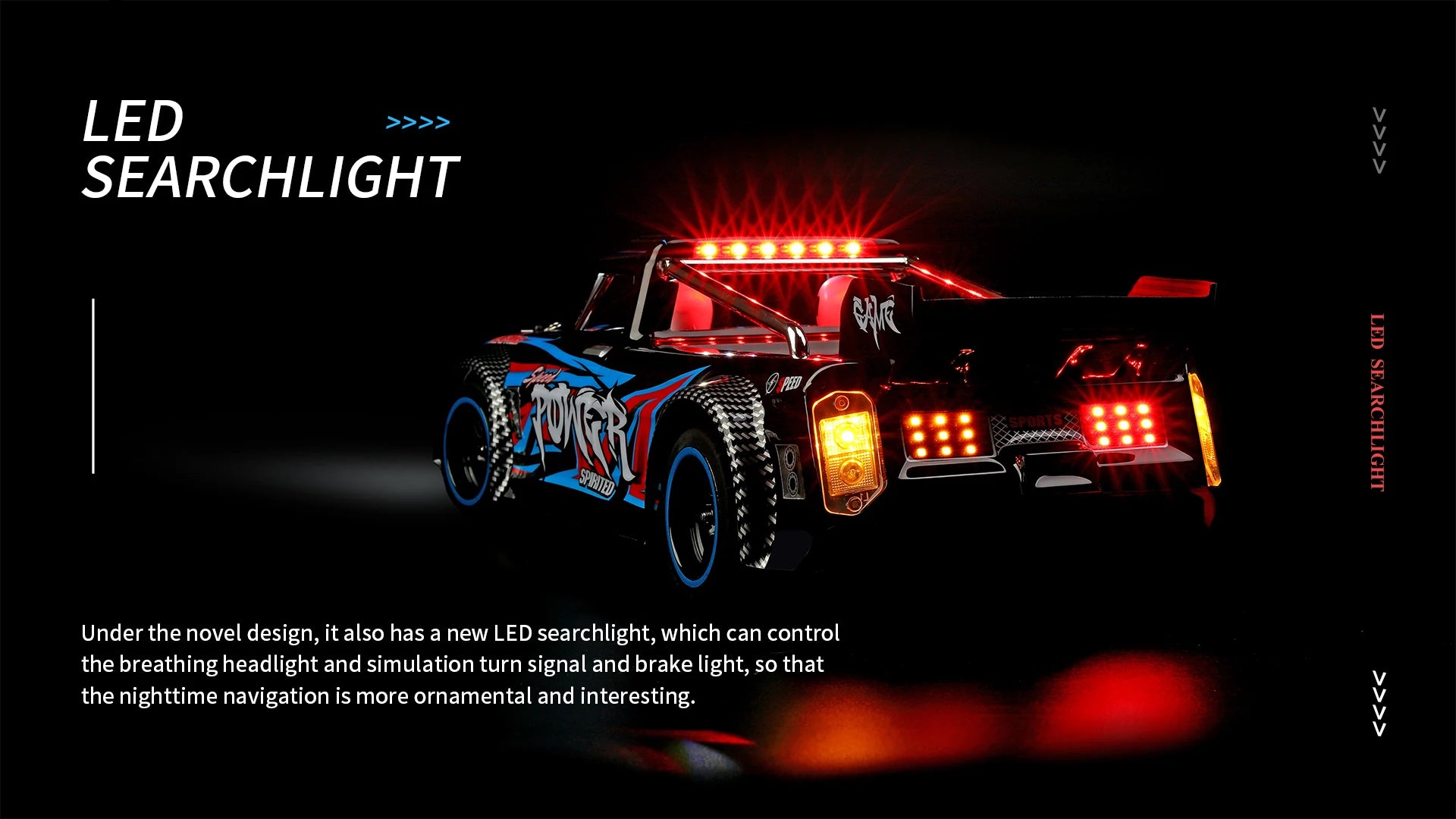 WLtoys 104072 1:10 RC Car – 60KM/H 4WD Electric High-Speed Off-Road Drift Car with 2.4G Remote for Children