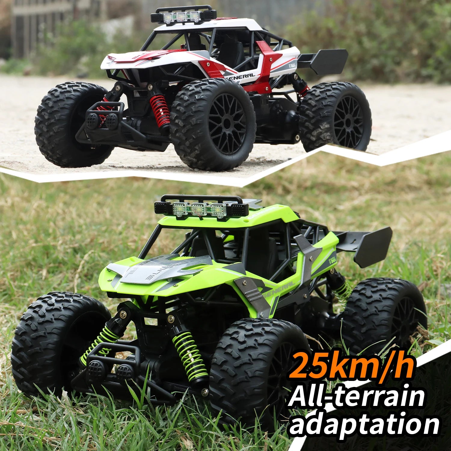 1:14 Alloy RC Car – 25KM/H 2WD Off-Road Remote Control Monster Truck with LED Lights vs. WLtoys 124016 Comparison