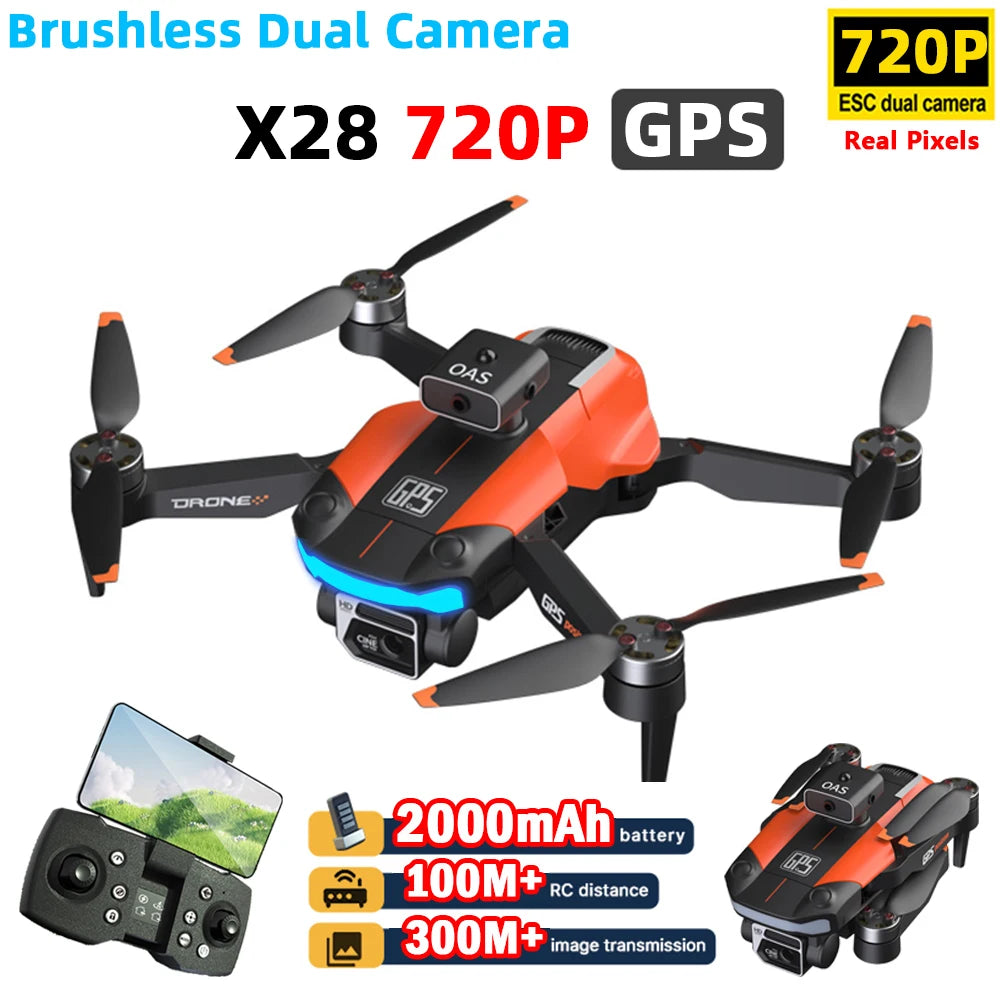 JRC X26 720P Dual Camera Drone – GPS, 5G WIFI, Visual Obstacle Avoidance, Brushless Motor, Professional FPV Quadcopter